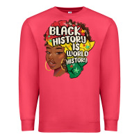 Cardinal black history is world history Premium Sweatshirt - MaliasSmallBusiness