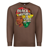 Chestnut black history is world history Premium Sweatshirt - MaliasSmallBusiness