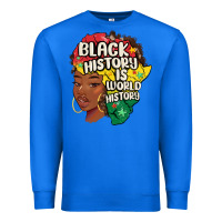 True Royal black history is world history Premium Sweatshirt - MaliasSmallBusiness