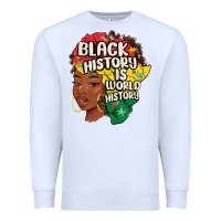 White black history is world history Premium Sweatshirt - MaliasSmallBusiness