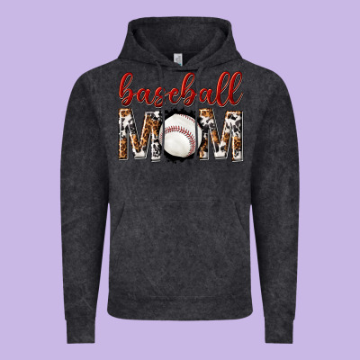 Baseball Mom Vintage Hoodie Designed By Texasbilliewilder