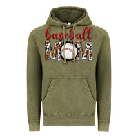 Vintage Olive baseball mom Vintage Hoodie - texasbilliewilder