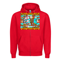 Red western love nurse tumbler Zipper Hoodie - BundleAndBundleShop