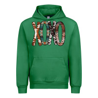 Emerald Xoxo Leopard Heart Urban Hoodie - Bettercallsaul
