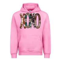 Fuchsia Pink Xoxo Leopard Heart Urban Hoodie - Bettercallsaul