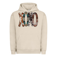 Pigment French Oak Xoxo Leopard Heart Urban Hoodie - Bettercallsaul