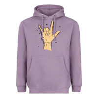 Lavender love needs no words Heavyweight Hoodie - MaliasSmallBusiness