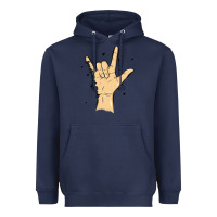 Navy love needs no words Heavyweight Hoodie - MaliasSmallBusiness