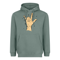 Sage love needs no words Heavyweight Hoodie - MaliasSmallBusiness