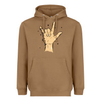 Toasted Coconut love needs no words Heavyweight Hoodie - MaliasSmallBusiness