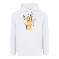 White love needs no words Heavyweight Hoodie - MaliasSmallBusiness