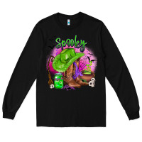 Black spooky cowgirl  halloween Long Sleeve Tee - AdoDesignShop
