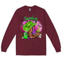 Burgundy spooky cowgirl  halloween Long Sleeve Tee - AdoDesignShop