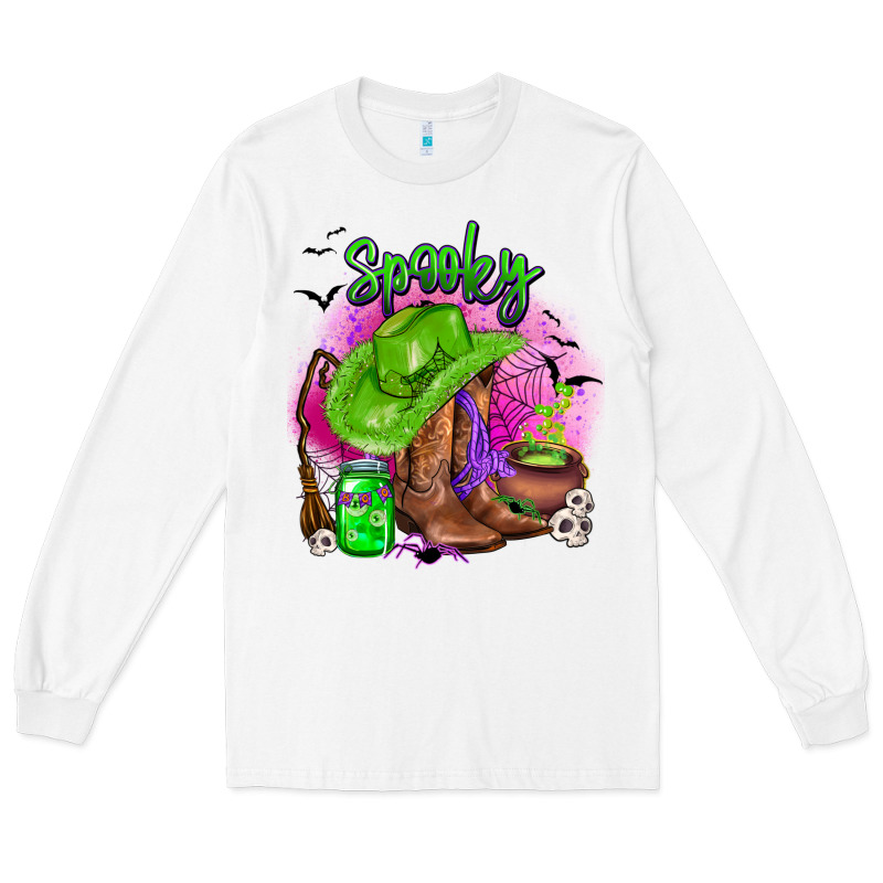 Spooky Cowgirl  Halloween Long Sleeve Tee by AdoDesignShop | Teevron