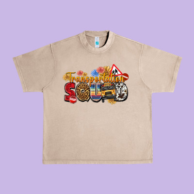 Transportation Squad Urban Heavy Tee Designed By Texasbilliewilder