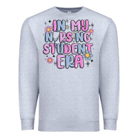 Heather Grey in my nursing student era Premium Sweatshirt - MaliasSmallBusiness