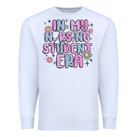 White in my nursing student era Premium Sweatshirt - MaliasSmallBusiness