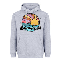 Heather Grey sunkissed Heavyweight Hoodie - MaliasSmallBusiness