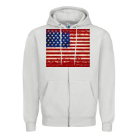 Dove Grey american flag tumbler Zipper Hoodie - JahusDesignShop