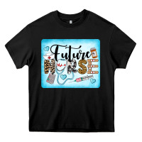Black Western Future Nurse Heavy Core Tee - LillyAllenDesigns