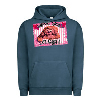Pigment Midnight Navy Valentine Sloth Urban Hoodie - Bettercallsaul
