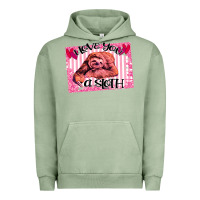 Pigment Oil Green Valentine Sloth Urban Hoodie - Bettercallsaul