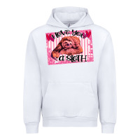 White Valentine Sloth Urban Hoodie - Bettercallsaul