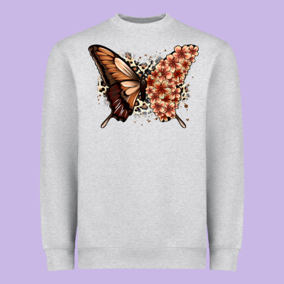 Heavyweight Sweatshirt melanin  butterfly