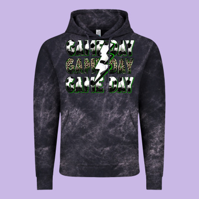 Game Day Game Day Soccer Lightning Bolt Vintage Hoodie Designed By Zillion Design Studio