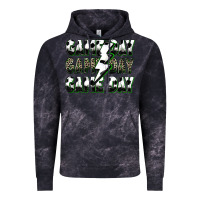 Cloud Black game day game day soccer lightning bolt Vintage Hoodie - Zillion Design Studio