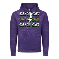 Cloud Purple game day game day soccer lightning bolt Vintage Hoodie - Zillion Design Studio