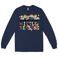Navy i love my job for all the little reasons Long Sleeve Tee - JahusDesignShop