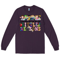 Plum i love my job for all the little reasons Long Sleeve Tee - JahusDesignShop