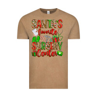 Vintage Coffee Santa's Favorite Surgery Center png sublimation de Vintage Tee - texasbilliewilder
