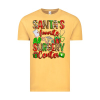 Vintage Mustard Santa's Favorite Surgery Center png sublimation de Vintage Tee - texasbilliewilder
