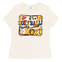 Bone its a softball kinda day Ladies Tee - AdoDesignShop
