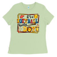 Matcha its a softball kinda day Ladies Tee - AdoDesignShop