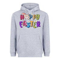 Heather Grey easter Heavyweight Hoodie - MaliasSmallBusiness
