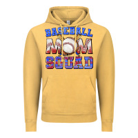 Vintage Mustard baseball mom squad Vintage Hoodie - texasbilliewilder