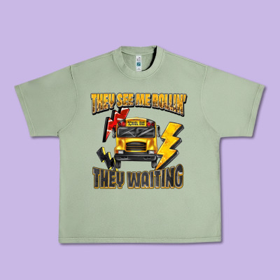 They See Me Rollin They Waiting Urban Heavy Tee Designed By Texasbilliewilder