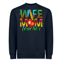 Navy wife mom teacher Heavyweight Sweatshirt - texasbilliewilder