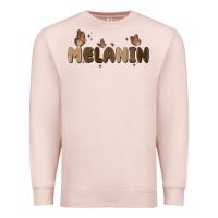 Pale Pink melanin Premium Sweatshirt - MaliasSmallBusiness