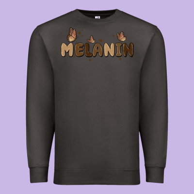 Melanin Premium Sweatshirt Designed By Maliassmallbusiness