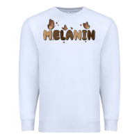 White melanin Premium Sweatshirt - MaliasSmallBusiness