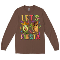 Chestnut let's fiesta taco Long Sleeve Tee - JahusDesignShop