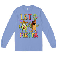 Colony Blue let's fiesta taco Long Sleeve Tee - JahusDesignShop