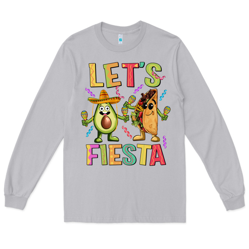 Let's Fiesta Taco Long Sleeve Tee by JahusDesignShop | Teevron