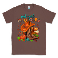 Chestnut jusr a girl who loves fall  cowgirl Classic Tee - AdoDesignShop