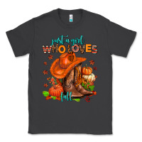 Smoke jusr a girl who loves fall  cowgirl Classic Tee - AdoDesignShop