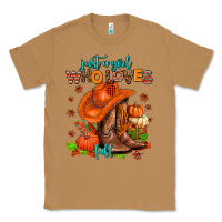 Toasted Coconut jusr a girl who loves fall  cowgirl Classic Tee - AdoDesignShop